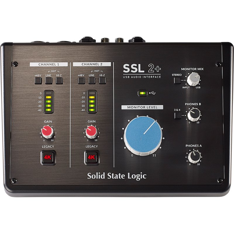 [공식대리점] Solid State Logic SSL2+ USB Audio Interface(정식 수입품)