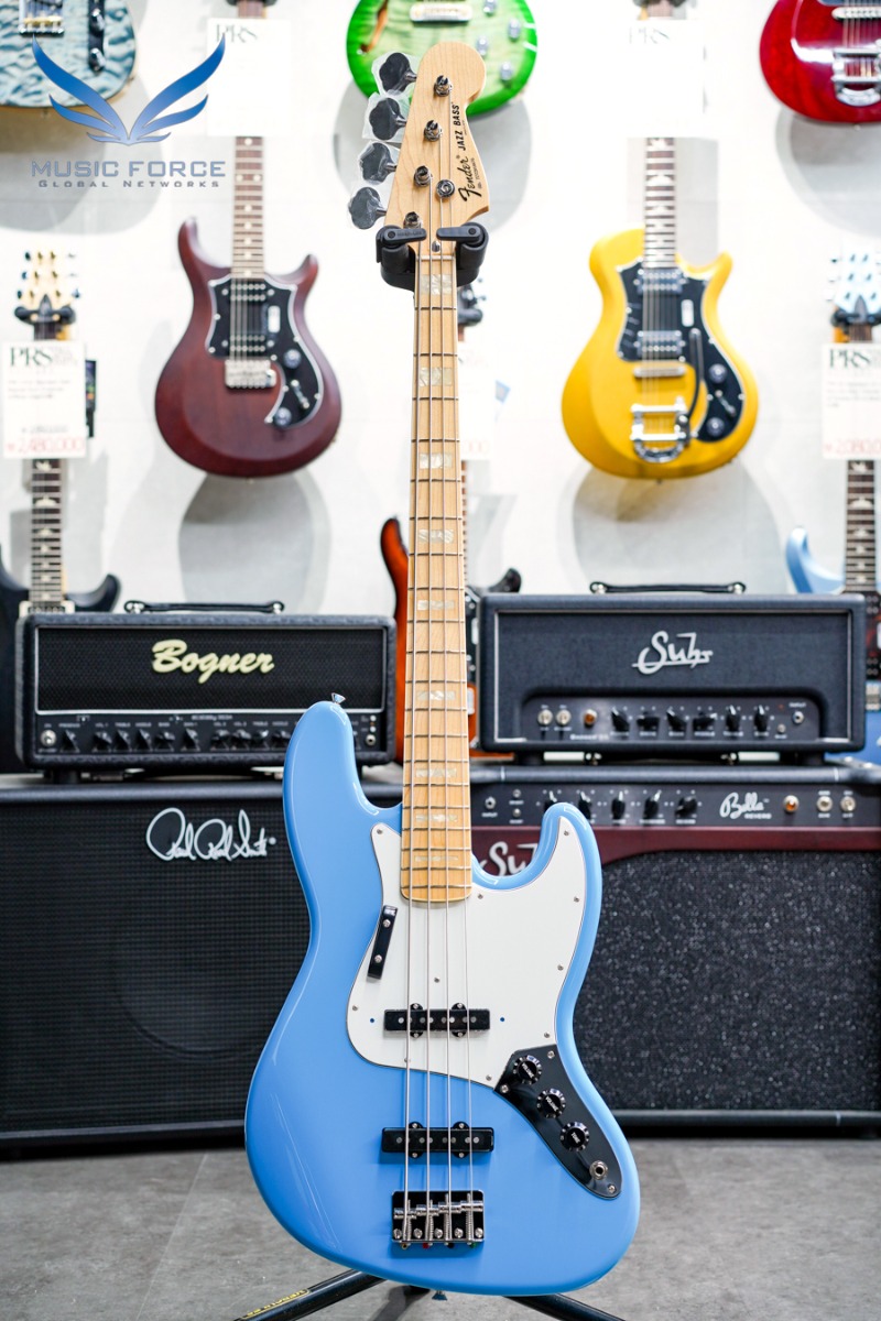 [2023 Final Sale(~12/31까지)!!!] Fender Japan Limited International Color Jazz Bass-Maui Blue w/Maple FB (신품) - JD22018670