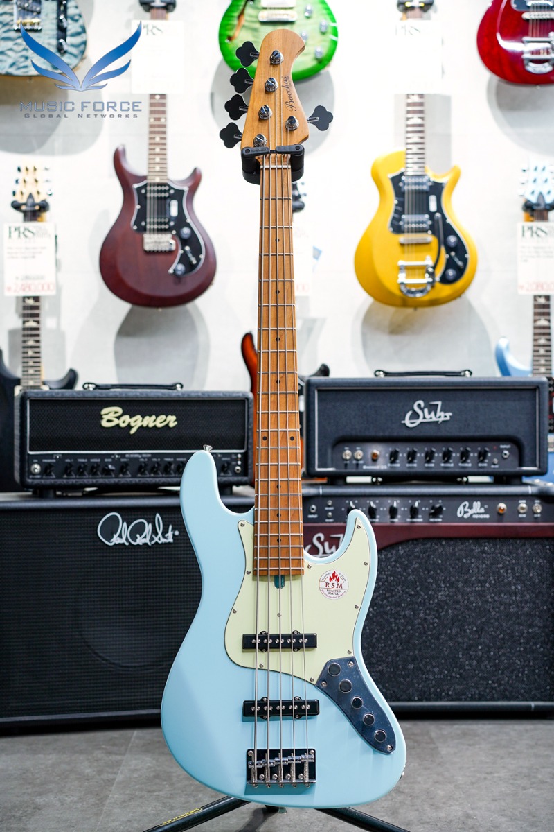 Bacchus Universe Series WJB5-630-RSM/M-Act-Sonic Blue w/Roasted Maple Neck &amp; FB (신품)