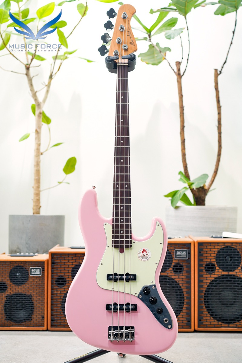 Bacchus Universe Series BJB-1-RSM-Shell Pink w/Roasted Maple Neck &amp; Rosewood FB (신품)
